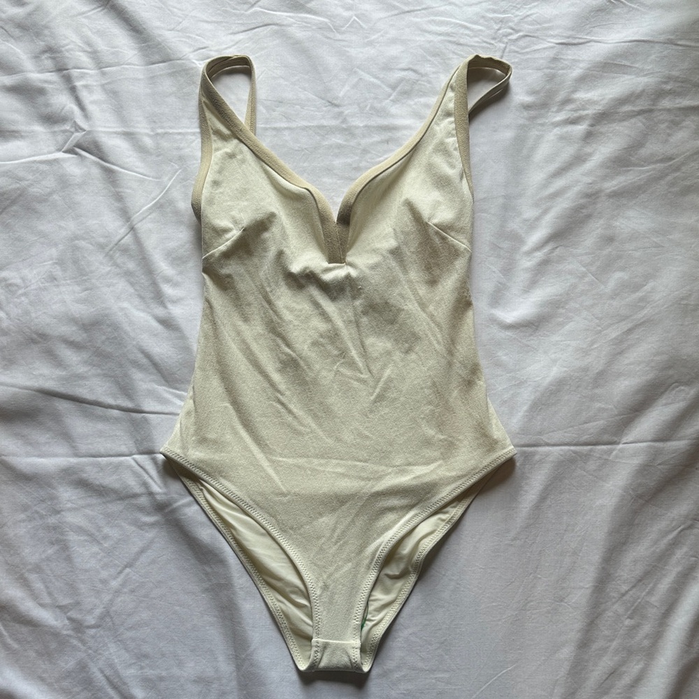 Lisa Marie Fernandez Cream Swimwear